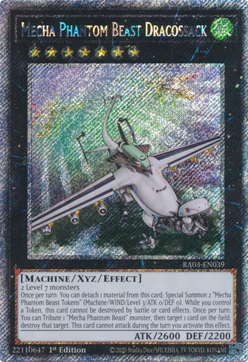 Mecha Phantom Beast Dracossack (Platinum Secret Rare) (RA03-EN039)