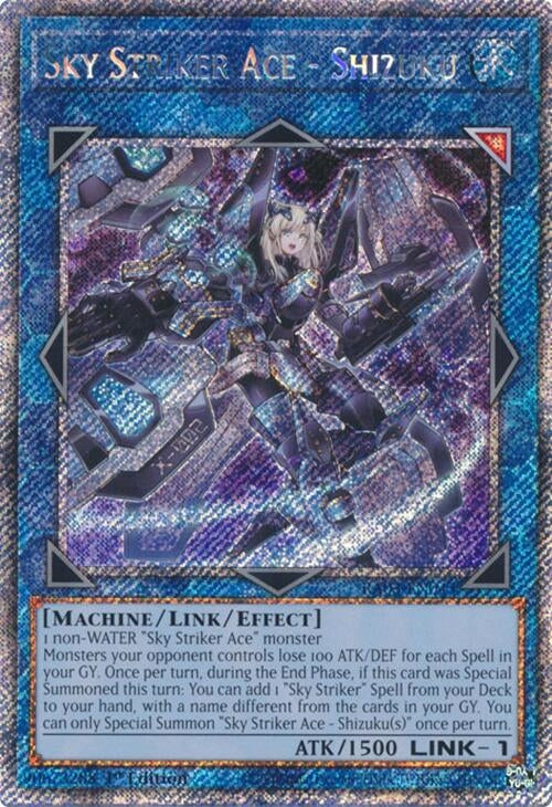 Sky Striker Ace - Shizuku (Platinum Secret Rare) (RA03-EN043)