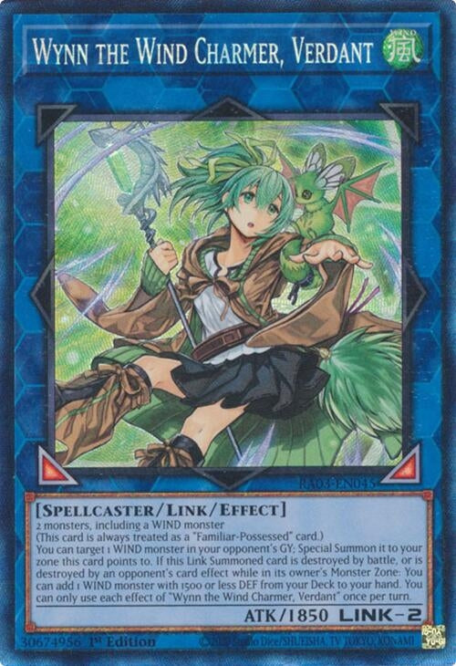 Image for Wynn the Wind Charmer, Verdant (PCR) (RA03-EN045) - YuGiOh