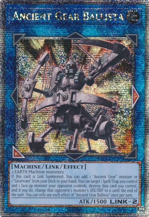 Ancient Gear Ballista (Quarter Century Secret Rare) (RA03-EN046)