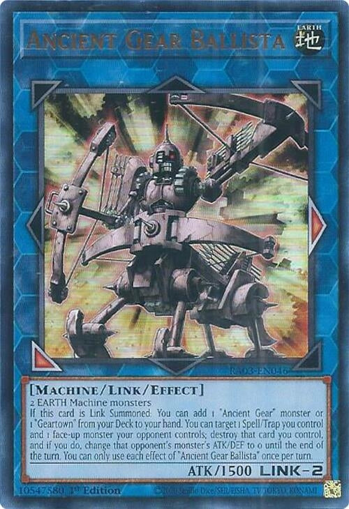 Image for Ancient Gear Ballista (UR) (RA03-EN046) - YuGiOh
