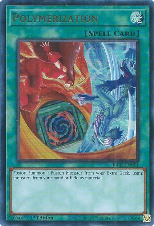 Image for Polymerization (B) (HERO Art) (UR) (RA03-EN051) - YuGiOh