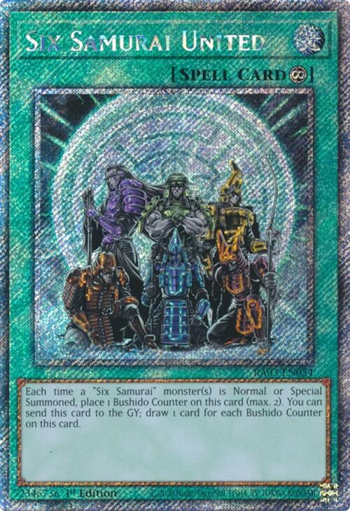 Six Samurai United (Platinum Secret Rare) (RA03-EN054)