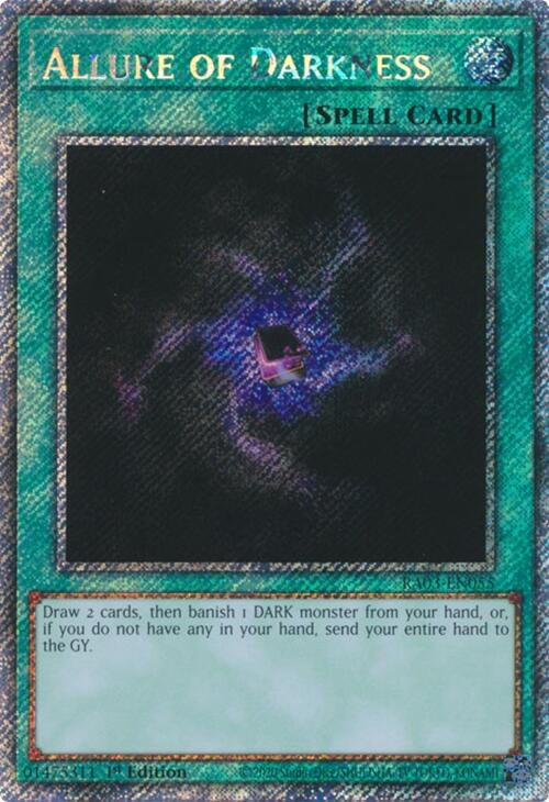 Allure of Darkness (Platinum Secret Rare) (RA03-EN055)