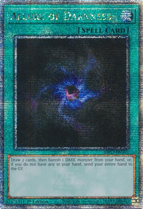Allure of Darkness (Quarter Century Secret Rare) (RA03-EN055)