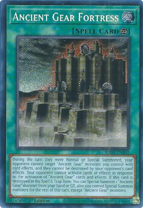 Image for Ancient Gear Fortress (Secret Rare) (RA03-EN062) - YuGiOh