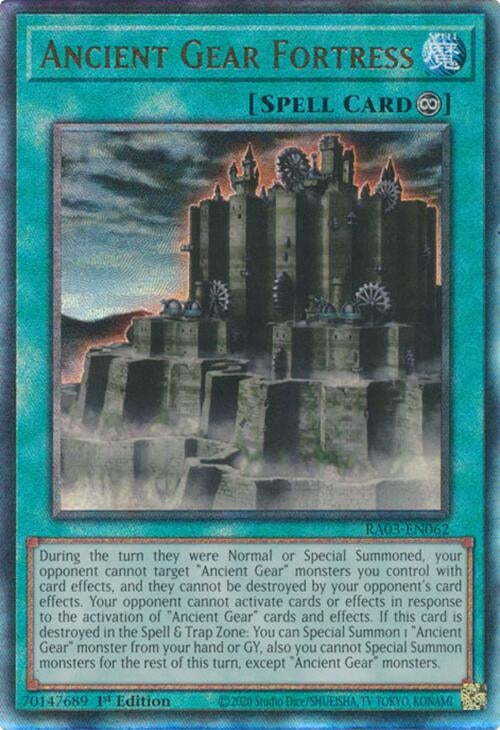 Ancient Gear Fortress (PUR) (RA03-EN062)