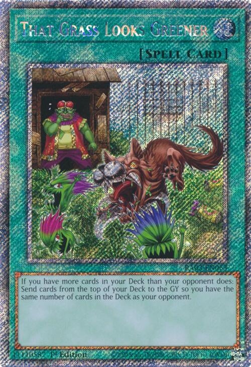 That Grass Looks Greener (Platinum Secret Rare) (RA03-EN063)