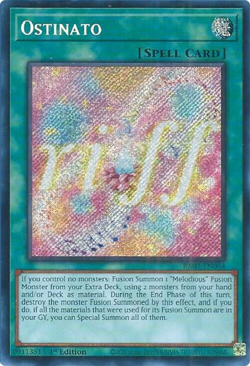 Image for Ostinato (Secret Rare) (RA03-EN064) - YuGiOh