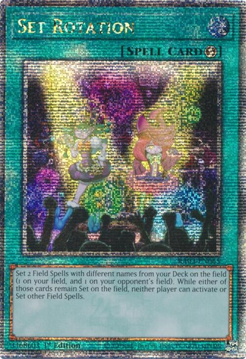 Image for Set Rotation (Quarter Century Secret Rare) (RA03-EN065) - YuGiOh