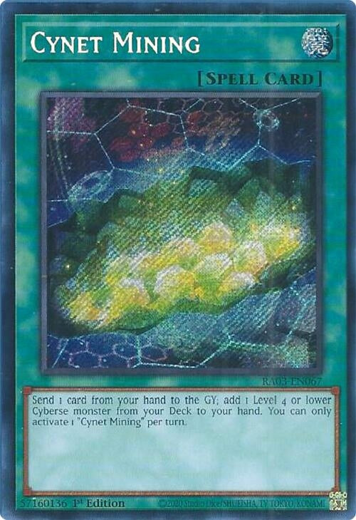Image for Cynet Mining (Secret Rare) (RA03-EN067) - YuGiOh