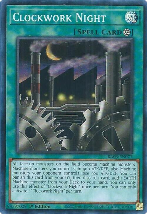 Image for Clockwork Night (RA03-EN071) - YuGiOh