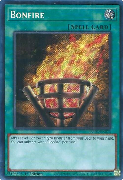 Image for Bonfire (Secret Rare) (RA03-EN073) - YuGiOh