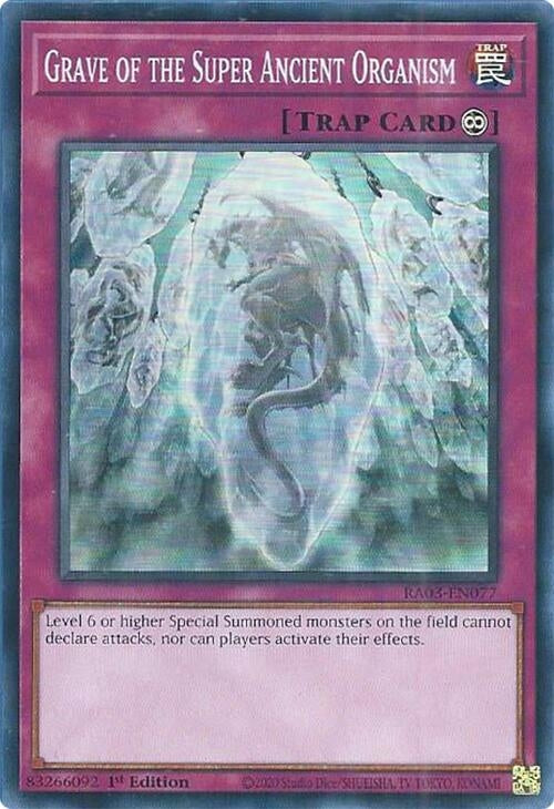Image for Grave of the Super Ancient Organism (RA03-EN077) - YuGiOh