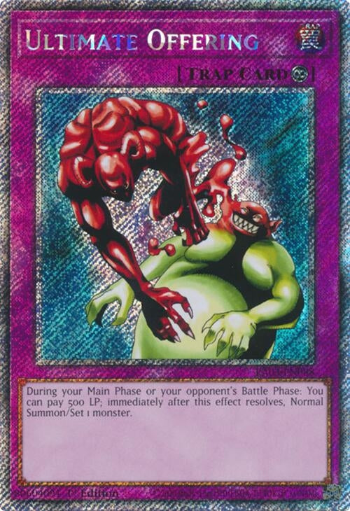Ultimate Offering (Platinum Secret Rare) (RA03-EN088)