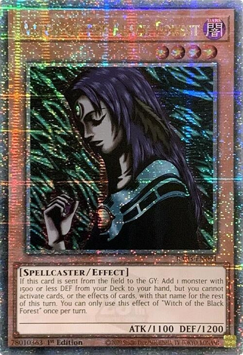 Image for Witch of the Black Forest (Quarter Century Secret Rare) (RA03-EN091) - YuGiOh