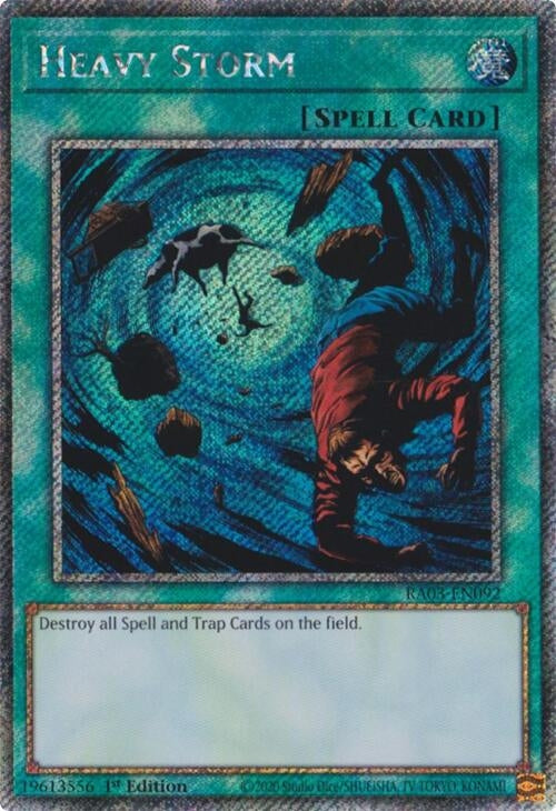 Heavy Storm (Platinum Secret Rare) (RA03-EN092)