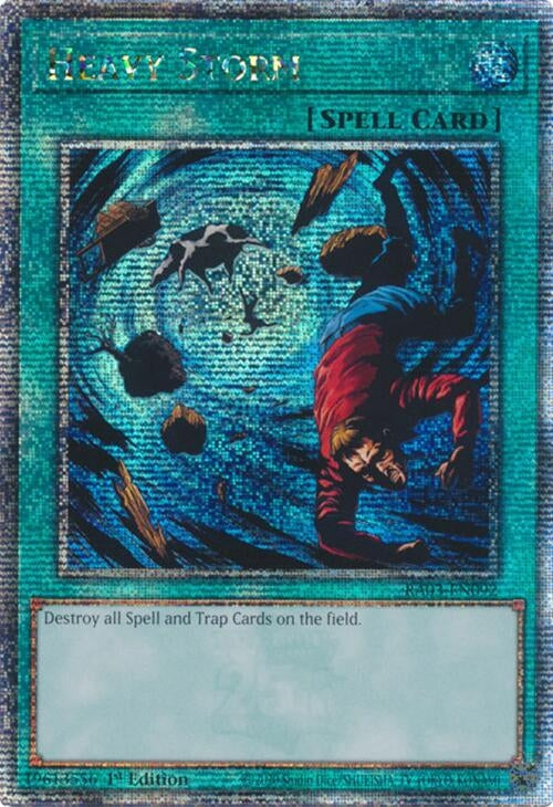 Image for Heavy Storm (Quarter Century Secret Rare) (RA03-EN092) - YuGiOh