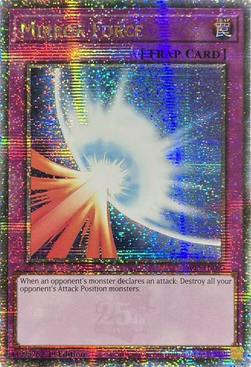 Image for Mirror Force (Quarter Century Secret Rare) (RA03-EN093) - YuGiOh