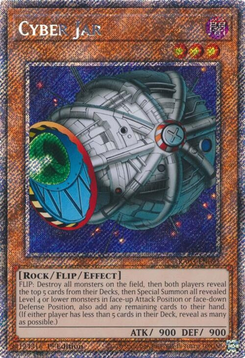Cyber Jar (Platinum Secret Rare) (RA03-EN095)