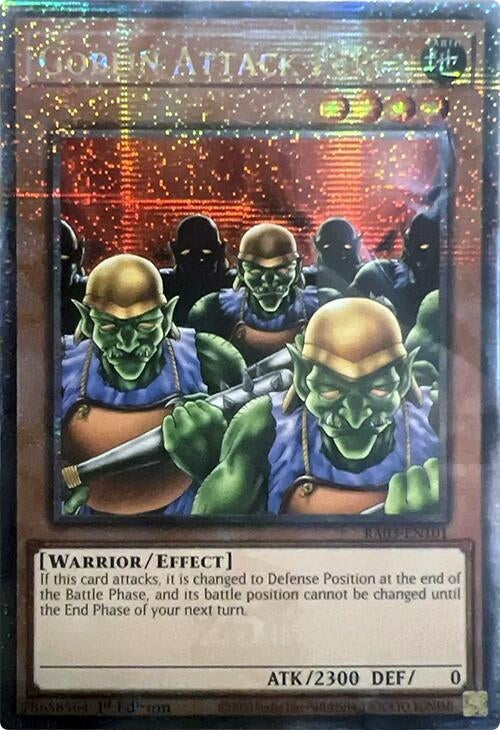 Image for Goblin Attack Force (Quarter Century Secret Rare) (RA03-EN101) - YuGiOh