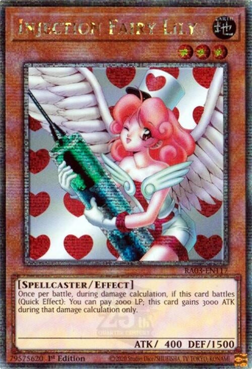 Image for Injection Fairy Lily (Quarter Century Secret Rare) (RA03-EN117) - YuGiOh