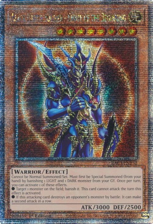 Image for Black Luster Soldier - Envoy of the Beginning (Quarter Century Secret Rare) (RA03-EN132) - YuGiOh