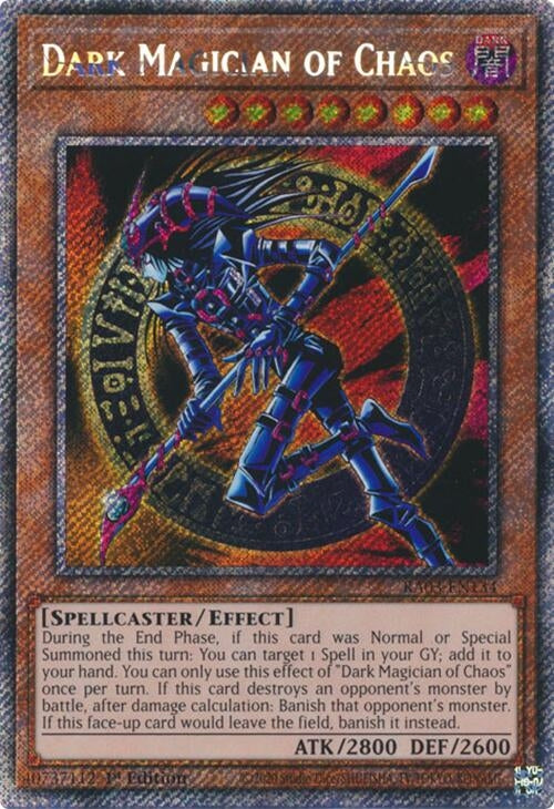 Dark Magician of Chaos (Platinum Secret Rare) (RA03-EN134)