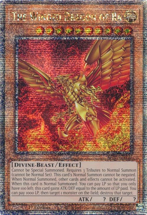 Image for The Winged Dragon of Ra (Quarter Century Secret Rare) (RA03-EN137) - YuGiOh