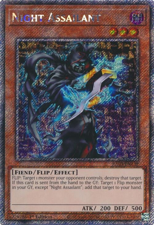 Night Assailant (Platinum Secret Rare) (RA03-EN139)