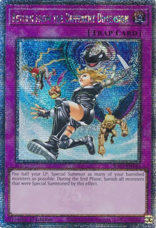 Image for Return from the Different Dimension (Quarter Century Secret Rare) (RA03-EN140) - YuGiOh