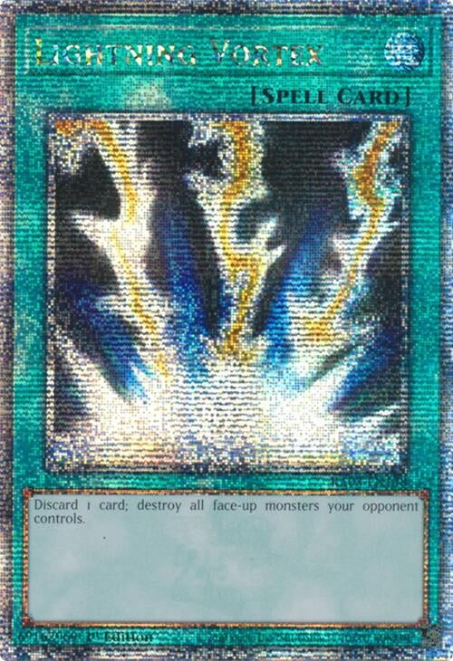 Image for Lightning Vortex (Quarter Century Secret Rare) (RA03-EN148) - YuGiOh
