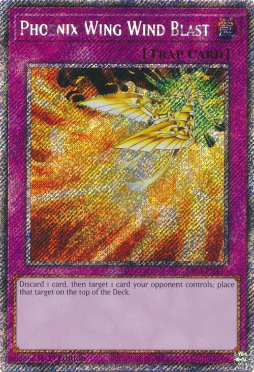 Phoenix Wing Wind Blast (Platinum Secret Rare) (RA03-EN149)