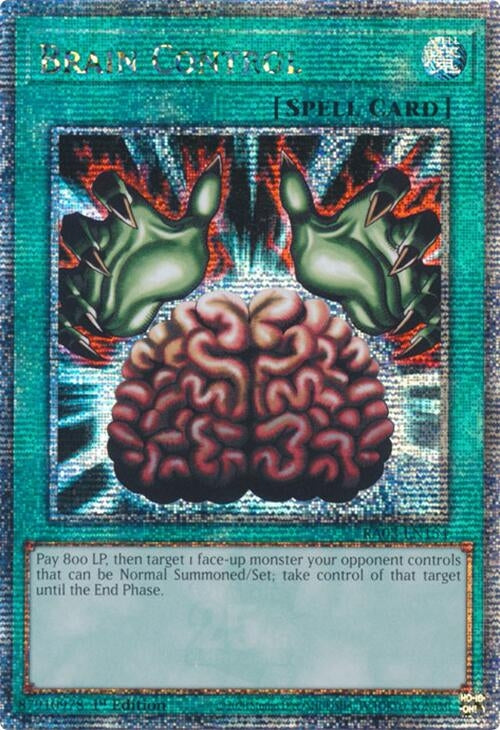 Image for Brain Control (Quarter Century Secret Rare) (RA03-EN154) - YuGiOh