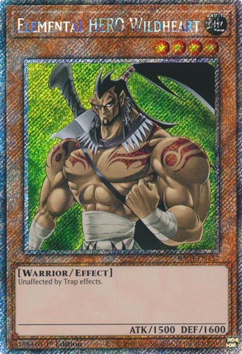 Elemental HERO Wildheart (Platinum Secret Rare) (RA03-EN157)