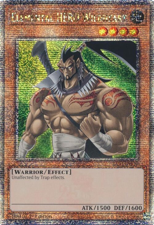 Image for Elemental HERO Wildheart (Quarter Century Secret Rare) (RA03-EN157) - YuGiOh
