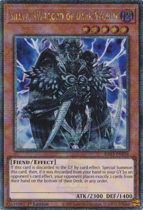 Image for Sillva, Warlord of Dark World (Quarter Century Secret Rare) (RA03-EN158) - YuGiOh
