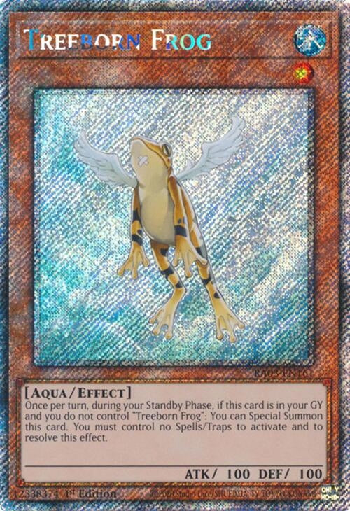Treeborn Frog (Platinum Secret Rare) (RA03-EN161)