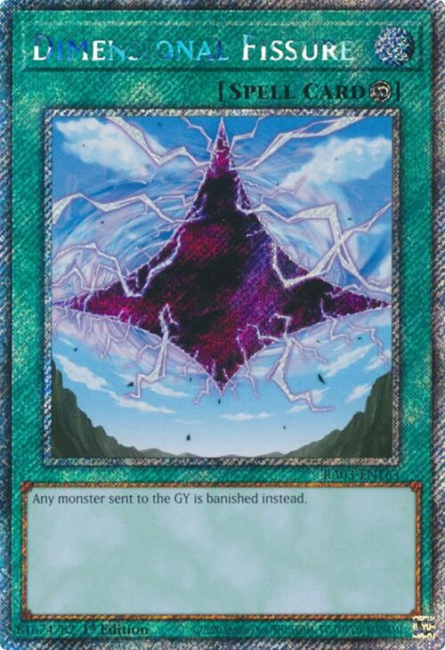 Dimensional Fissure (Platinum Secret Rare) (RA03-EN163)