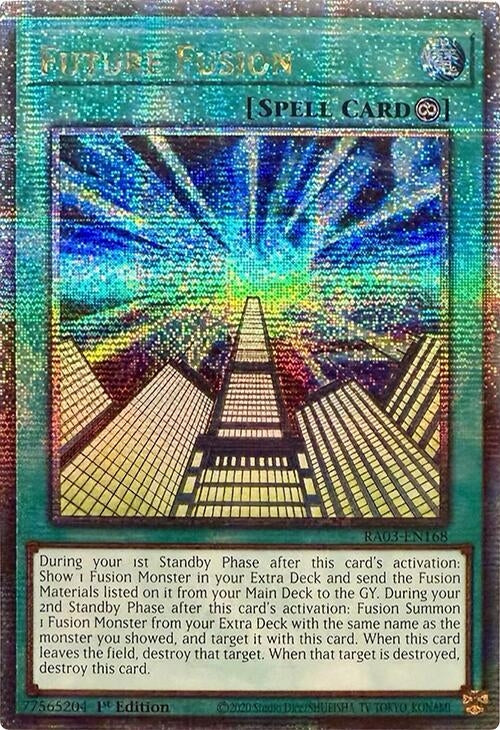 Image for Future Fusion (Quarter Century Secret Rare) (RA03-EN168) - YuGiOh