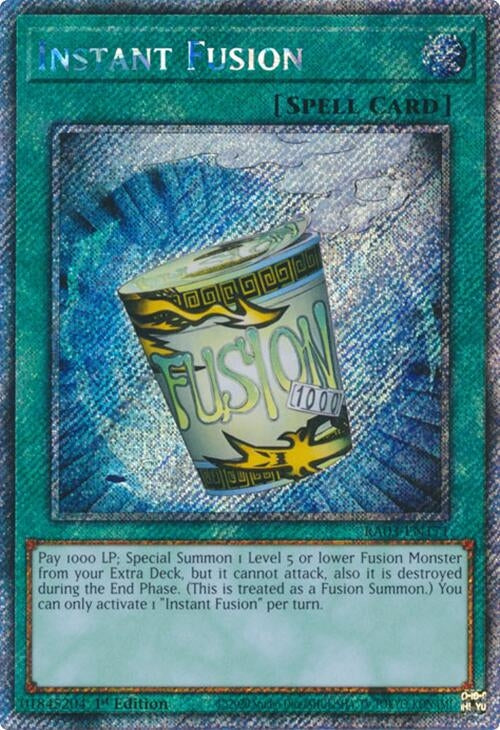 Instant Fusion (Platinum Secret Rare) (RA03-EN171)