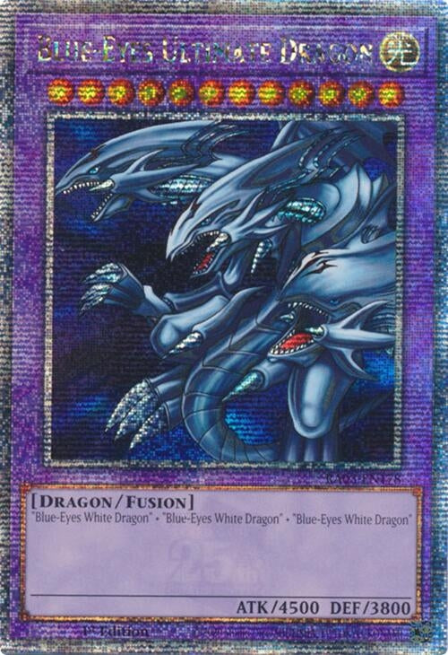 Image for Blue-Eyes Ultimate Dragon (Quarter Century Secret Rare) (RA03-EN178) - YuGiOh