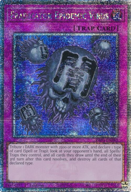 Image for Eradicator Epidemic Virus (Quarter Century Secret Rare) (RA03-EN183) - YuGiOh