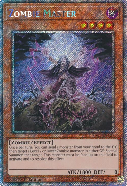 Zombie Master (Platinum Secret Rare) (RA03-EN185)