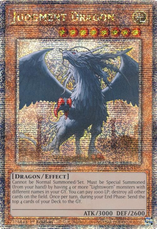Image for Judgment Dragon (Quarter Century Secret Rare) (RA03-EN196) - YuGiOh