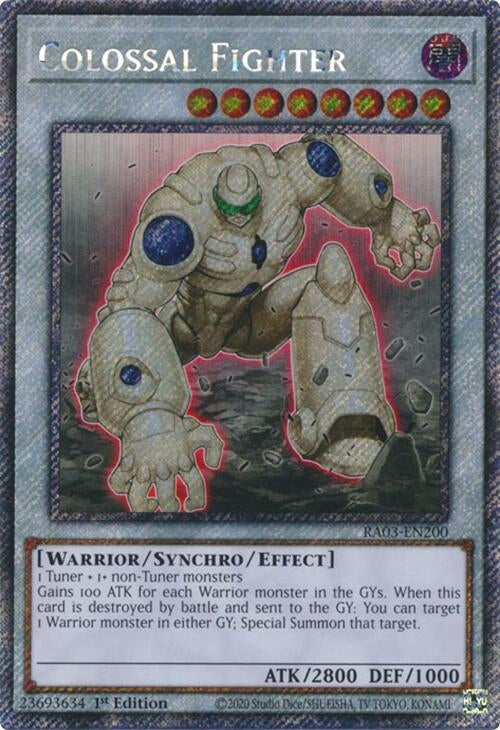 Colossal Fighter (Platinum Secret Rare) (RA03-EN200)