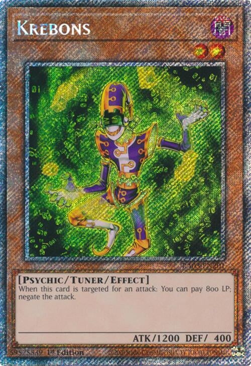 Krebons (Platinum Secret Rare) (RA03-EN201)