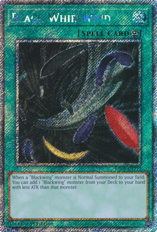 Black Whirlwind (Platinum Secret Rare) (RA03-EN219)