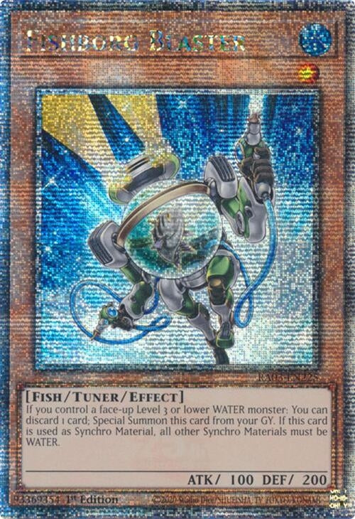 Image for Fishborg Blaster (Quarter Century Secret Rare) (RA03-EN225) - YuGiOh