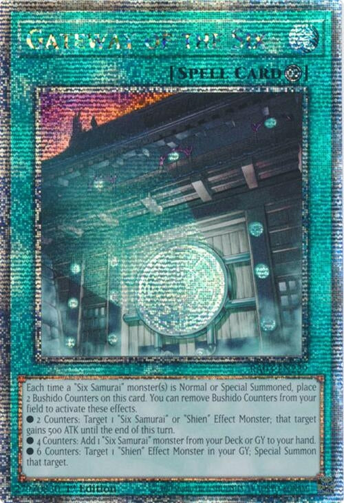 Image for Gateway of the Six (Quarter Century Secret Rare) (RA03-EN229) - YuGiOh